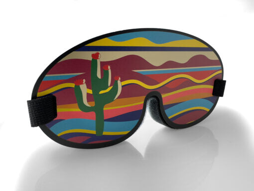 Mindfold Sleep Mask — Red variant side view