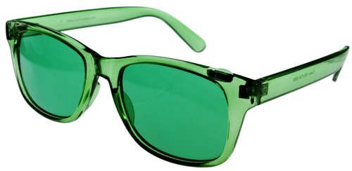 Color Therapy Glasses Set - Classic Style — Green variant