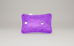Electric hot water bottle product flat lay