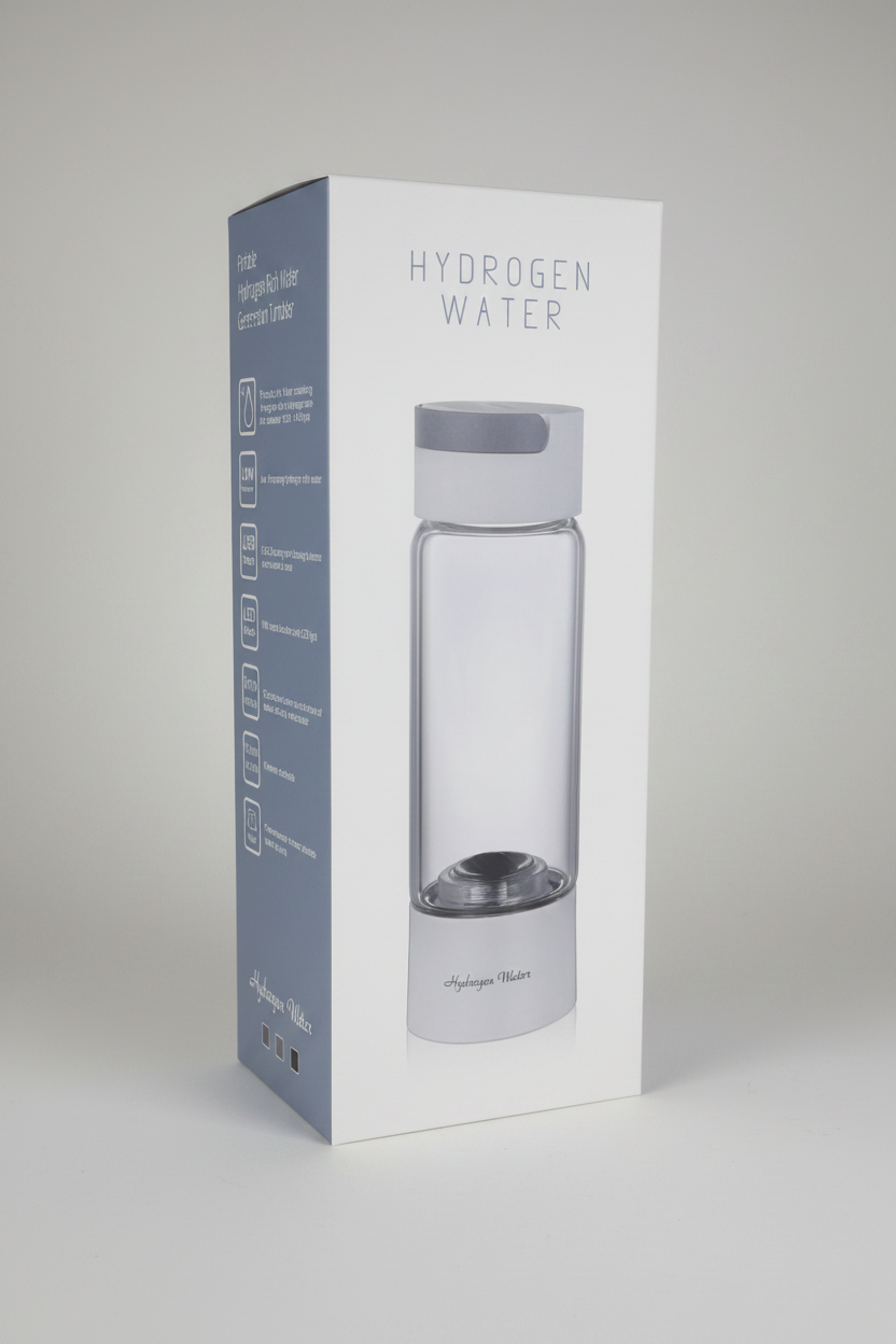 WelAide Hydrogen Water Bottle — packaging