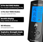 PlayMakar SPORT Muscle Stimulator with Explosive Strength Mode — in use