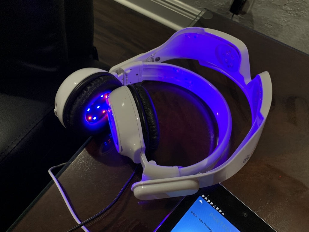 BrainTap Light & Sound Headset — packaging