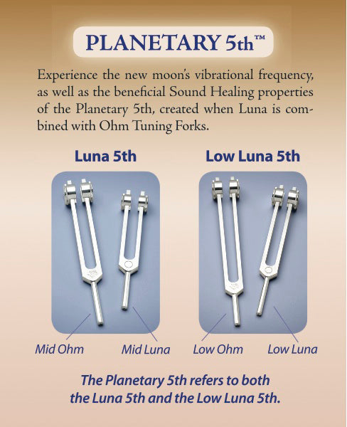 Luna Tuning Fork Kit 210.42 Hz and 105.21 Hz