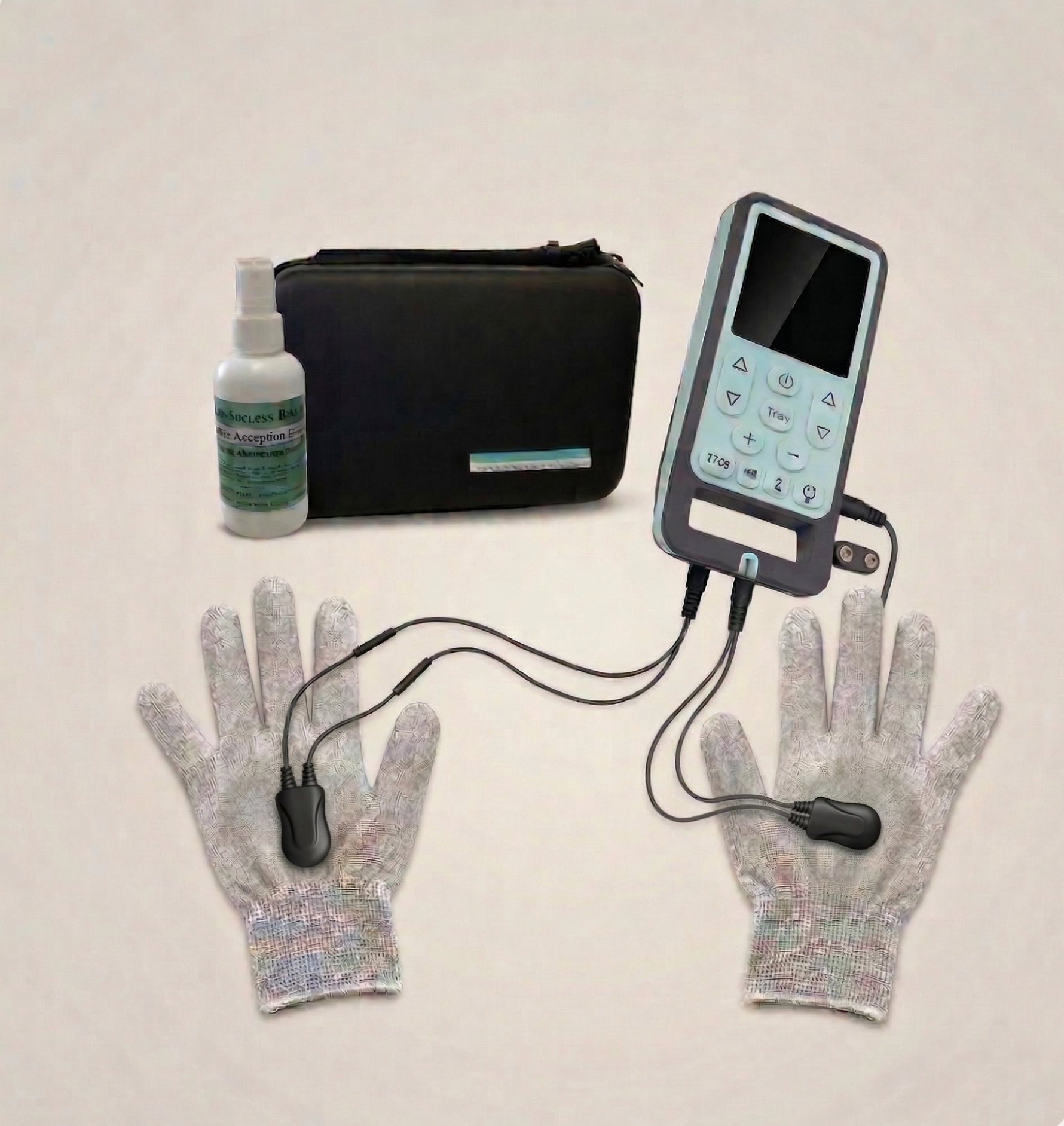 WelAide Neuro Builder Hand Kit with conductive gloves — nerve stimulation support for hand neuropathy symptoms