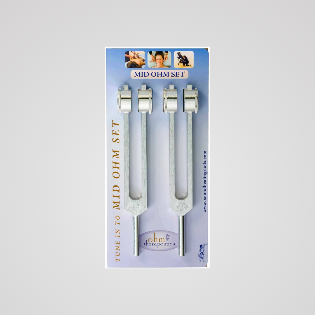 Mid Ohm Tuning Fork Set - 2 Forks 136.1 Hz