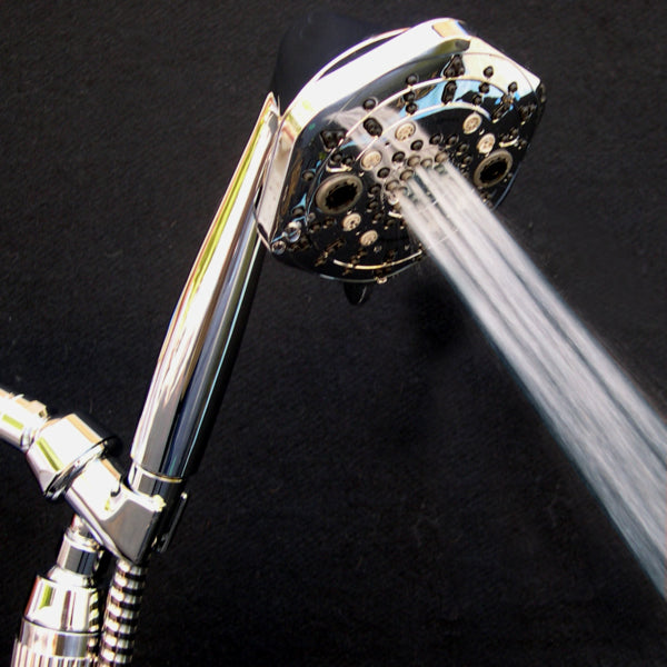 OxyBlast 10-Spray Hand-Held Shower Filter with Pressurized Showerhead — alternate view