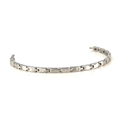Shuzi Stainless Steel Link EMF Bracelet