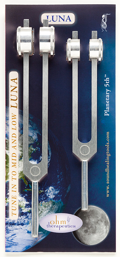Luna Tuning Fork Kit 210.42 Hz and 105.21 Hz