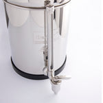 Berkey Stainless Sight Glass Spigot — in use