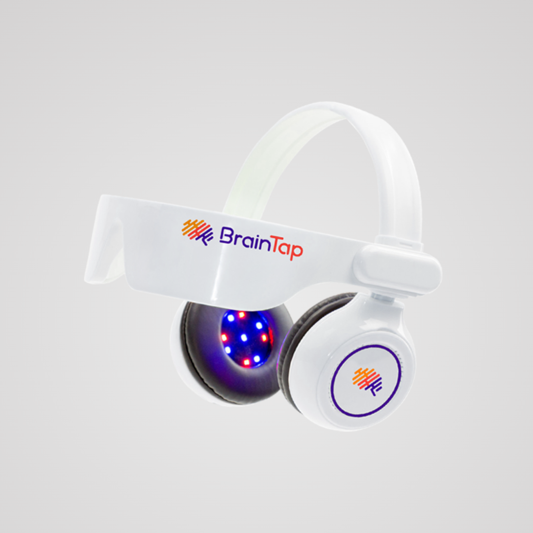 BrainTap Light & Sound Headset — Brainwave Entrainment for Sleep, Focus & Stress Relief